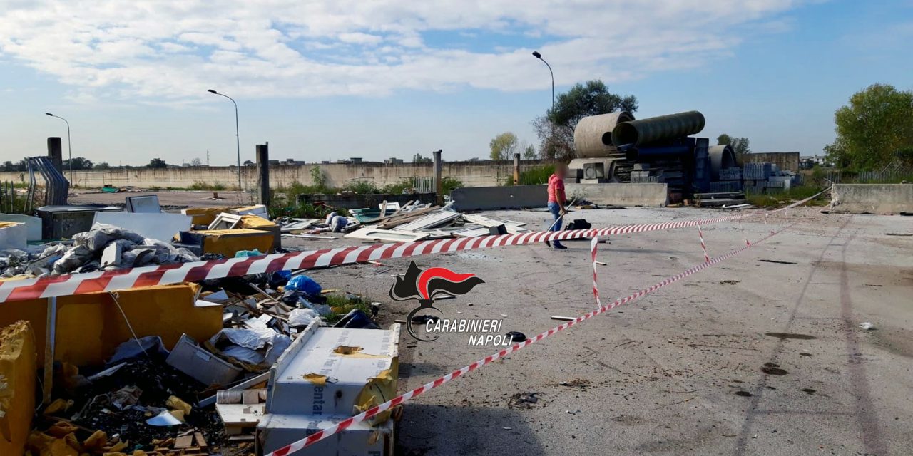 Afragola. Sversamento illecito dei rifiuti, sequestrata area di 10mila metri