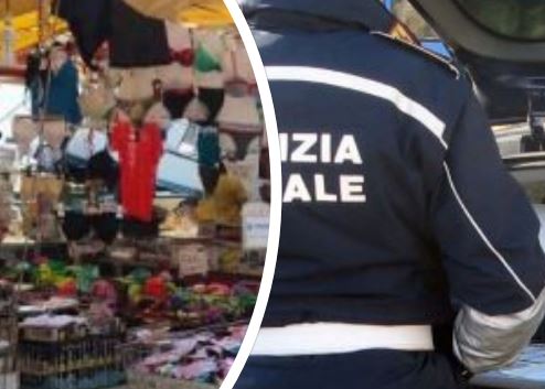 Abusivi nel mercato di Casoria: controlli della polizia municipale