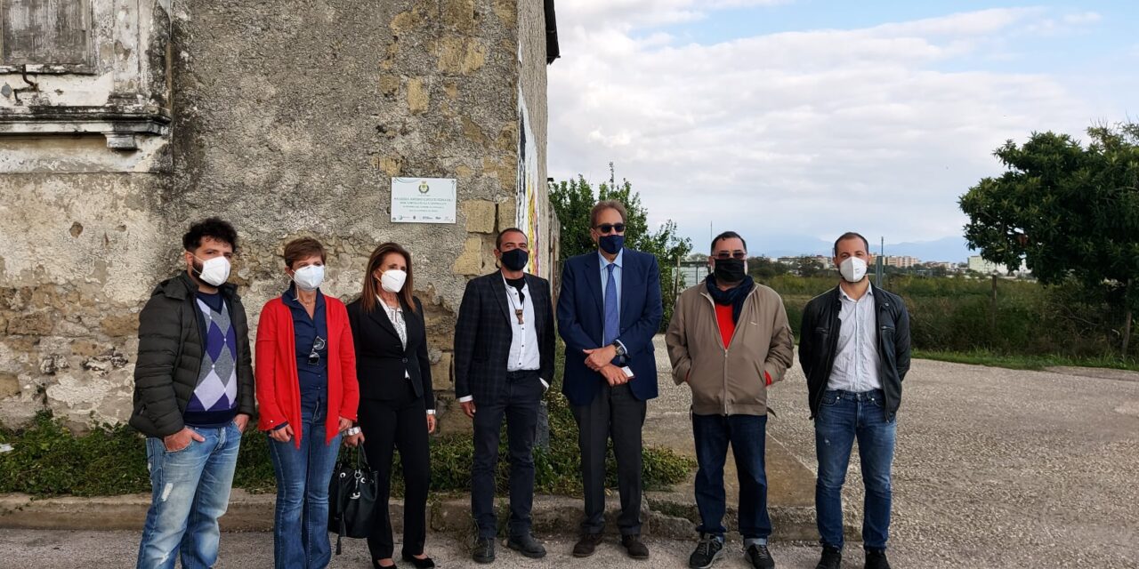 Afragola. Il Prefetto visita la “Masseria Esposito Ferraioli”, bene confiscato alla criminalità organizzata.