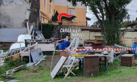 Discarica abusiva scoperta e sequestrata dai carabinieri nel napoletano: denunciato il proprietario