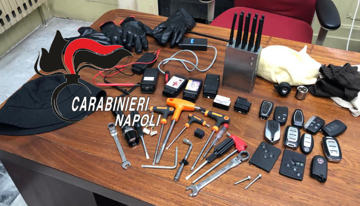 Napoli. Scoperta dai carabinieri un’organizzazione dedita a furti di auto di lusso: sette arresti dai carabinieri,