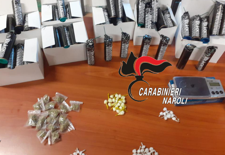 Afragola. Linea dura dei carabinieri nel quartiere Salicelle: sequestrati armi e droga