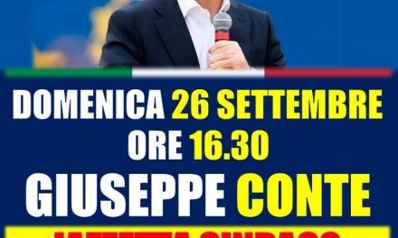 Domenica arriva Giuseppe Conte ad Afragola a sostenere il candidato sindaco Antonio Iazzetta