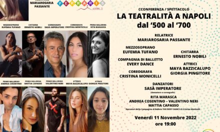 “La teatralità a Napoli”: excursus in musica, danza e recitazione per “Scampia – Il progresso attraverso la cultura”