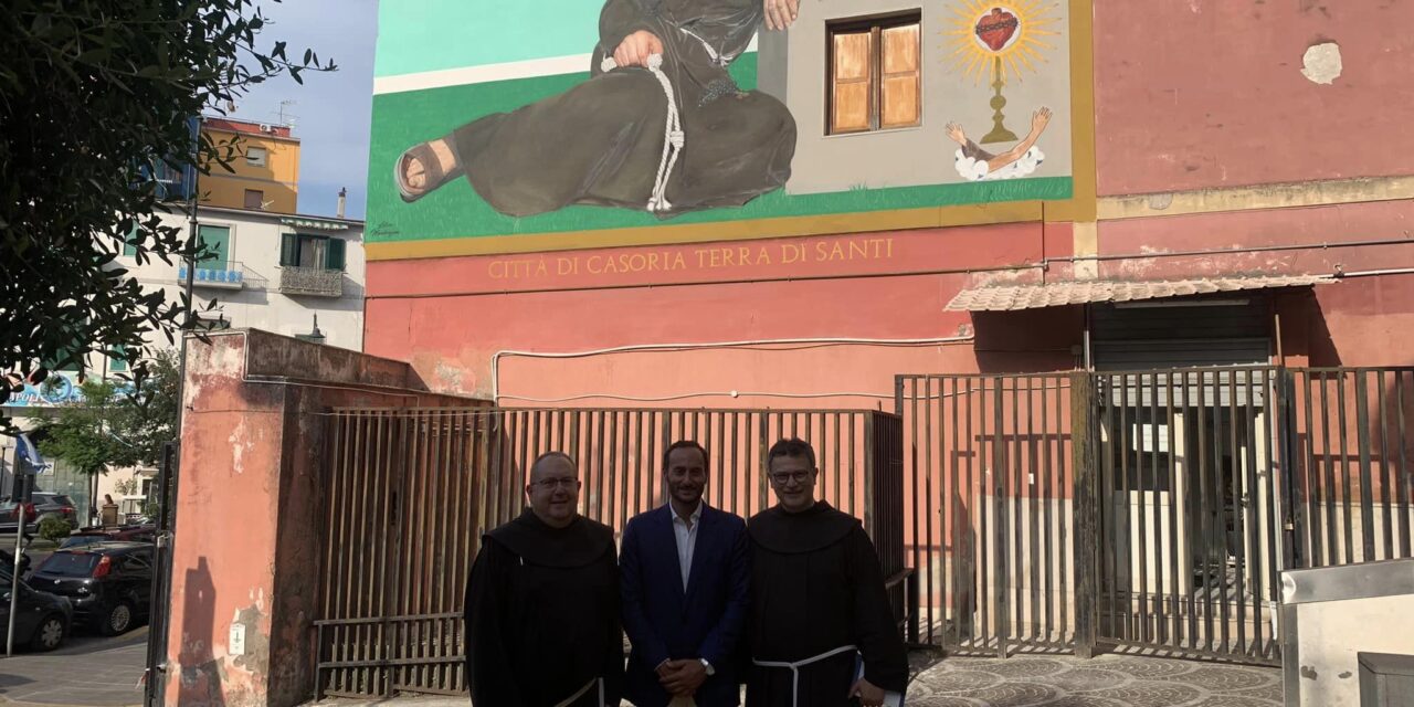 Inaugurato a Casoria il murales più grande in Italia su San Ludovico