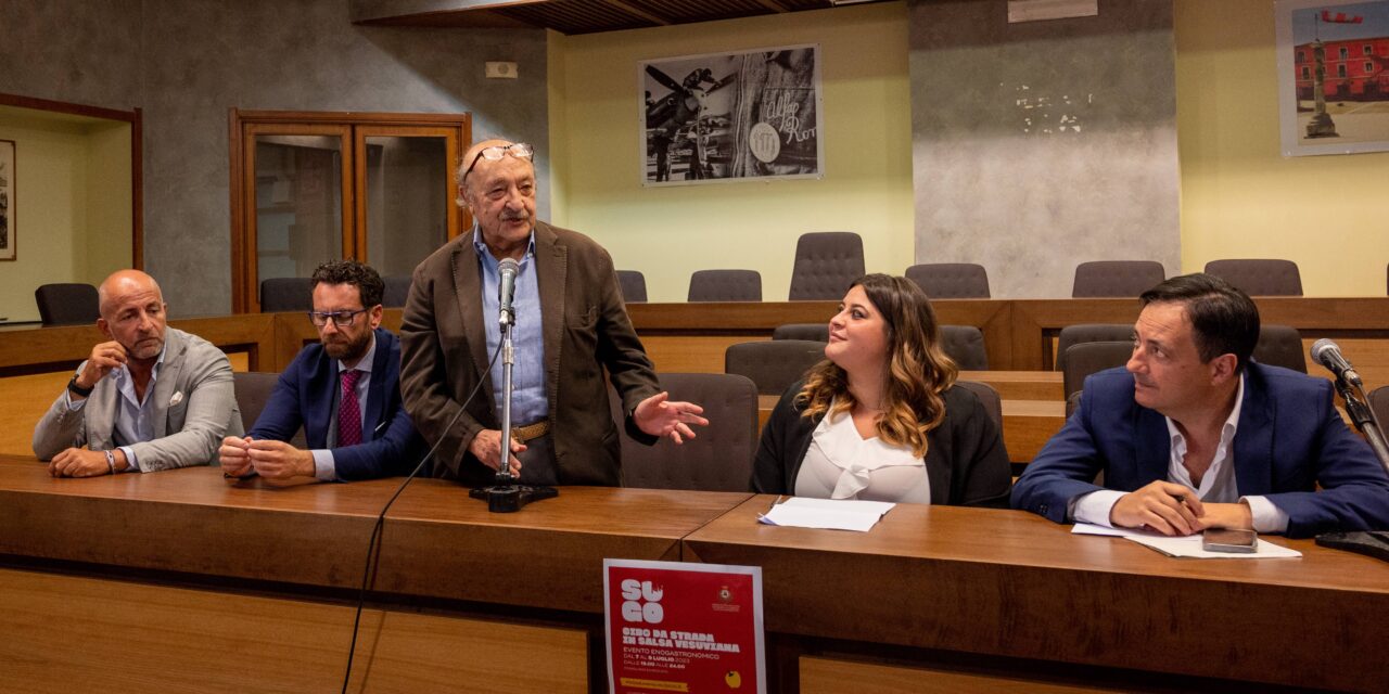 Pomigliano. Dal 7 al 9 luglio la manifestazione enogastronomica “Sugo, cibo da strada in salsa vesuviana”