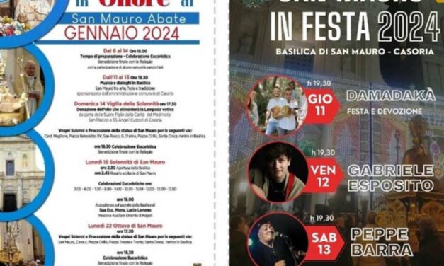 Casoria ancora tanti eventi in città: grandi artisti per la festa di San Mauro