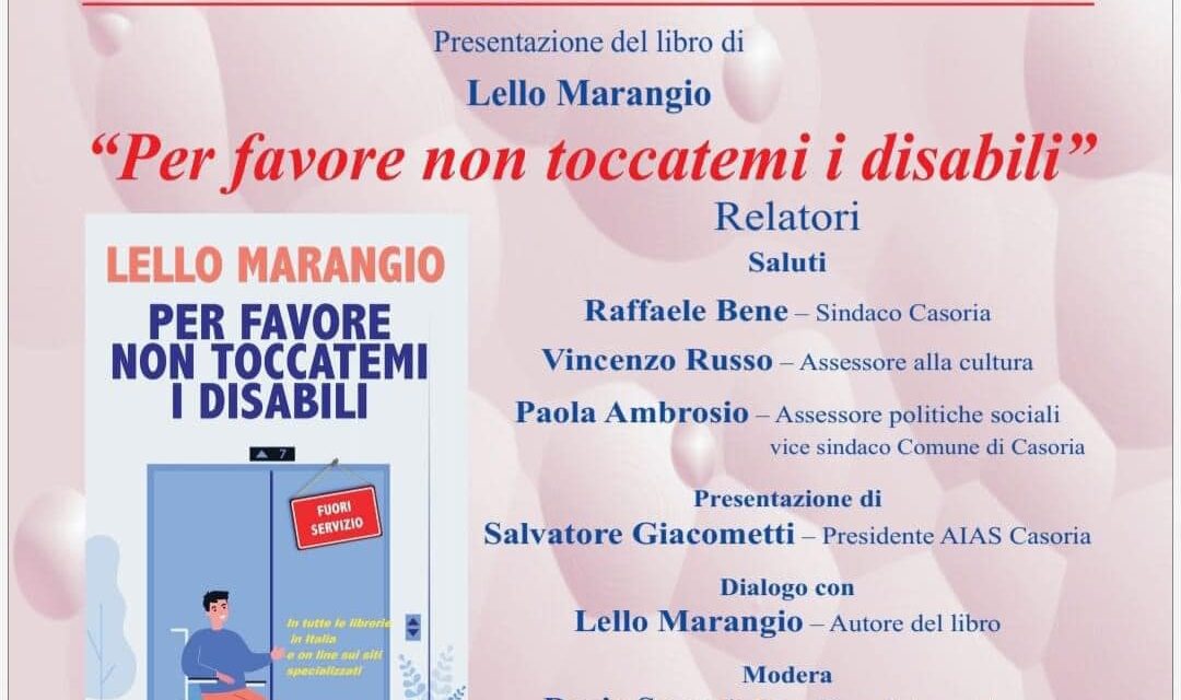 A Casoria il giornalista Lello Marangio presenta il suo nuovo libro