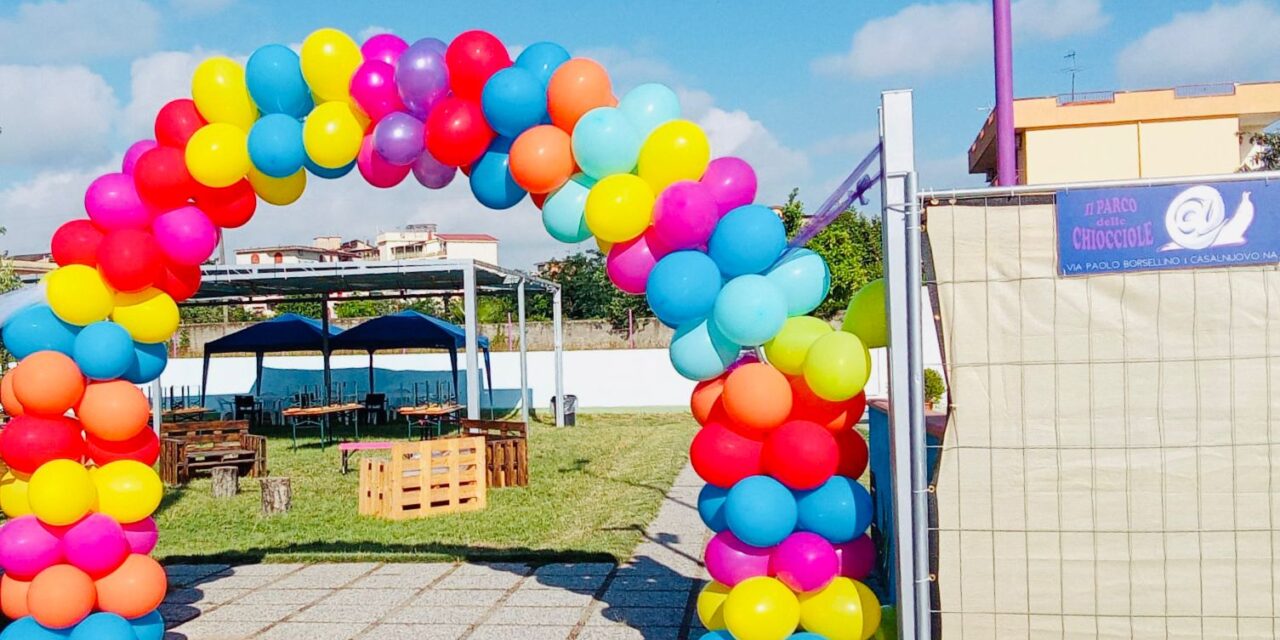 Casalnuovo di Napoli, Parco delle Chiocciole: parte il primo campo estivo gratuito con i fondi del PNRR