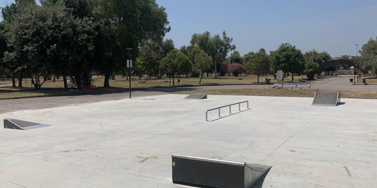 Cardito. Pronta la nuova pista di skateboard nel parco Taglia