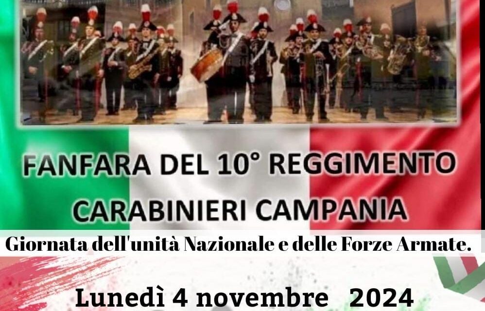 Caivano. Ricorrenza del Giorno dell’Unità Nazionale e della Giornata delle Forze Armate in piazza Cesare Battisti