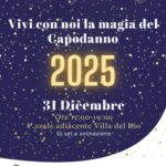 Capodanno a Sant’Antimo: brindisi e festa nel piazzale di Villa del Rio