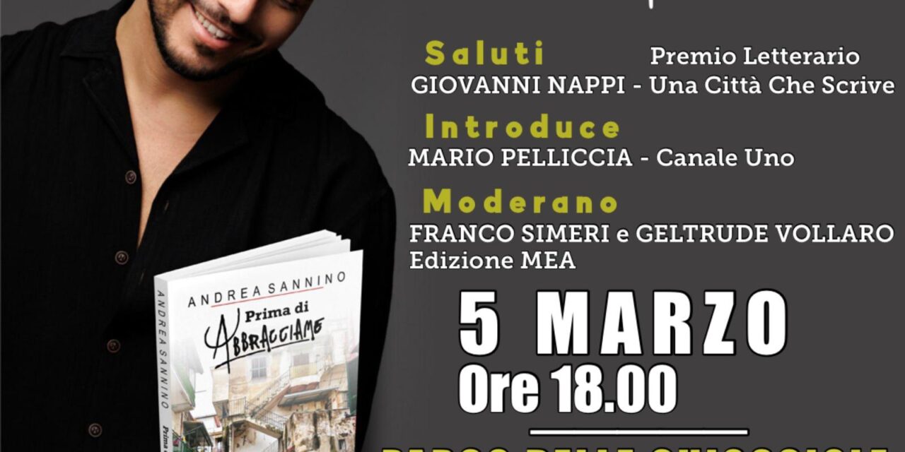 Casalnuovo, il Premio Letterario “Una Città Che Scrive” celebra 10 anni: Andrea Sannino inaugura la rassegna 2025