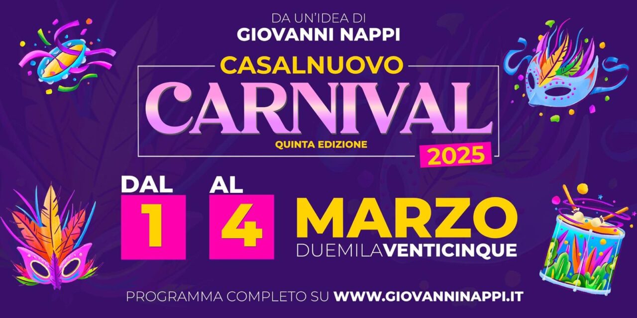 Casalnuovo: Nappi lancia la quinta edizione del Carnevale Casalnuovese